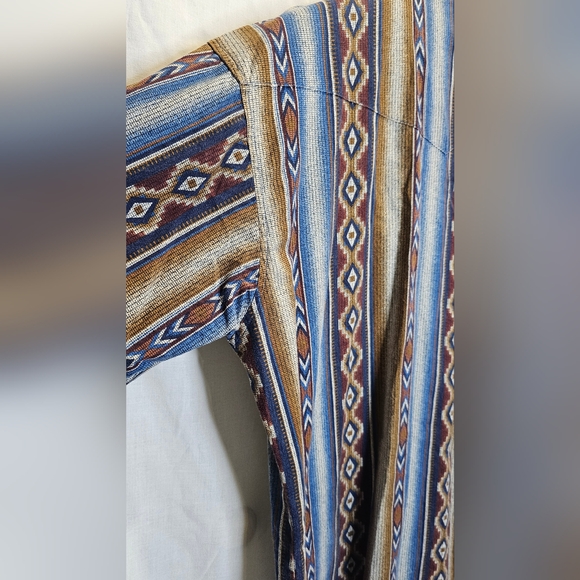 Wrangler vintage western Aztec striped short sleeve shirt - Picture 4 of 7